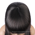 Hot selling human hair extension wigs remi wig vendors free sample vietnamese raw hair machine bob wigs with bangs